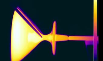 See Glass Blowing through Thermal Imaging