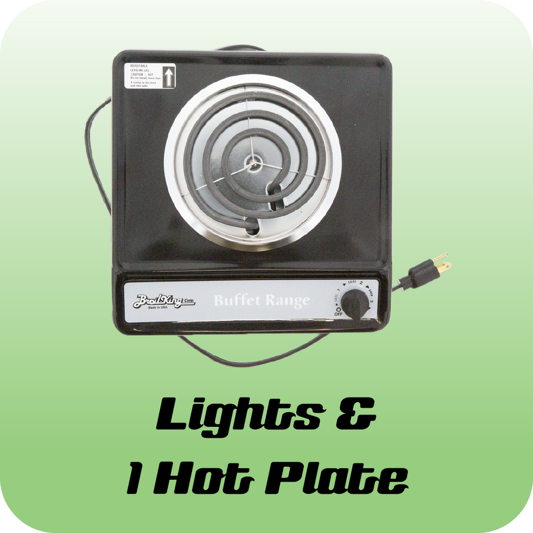 Lights & 1 Hot Plate