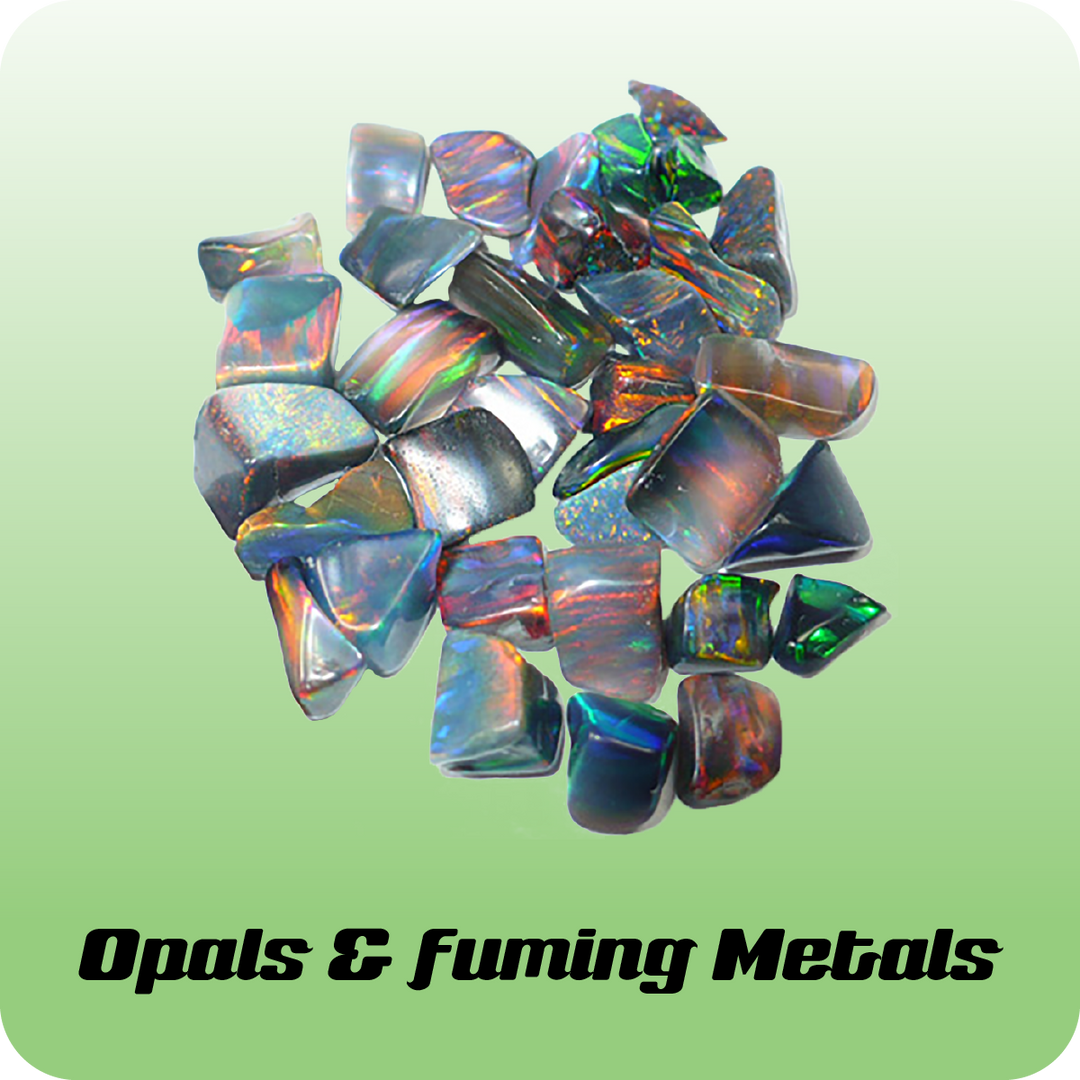 Opals, Millefiori & Fuming Metals