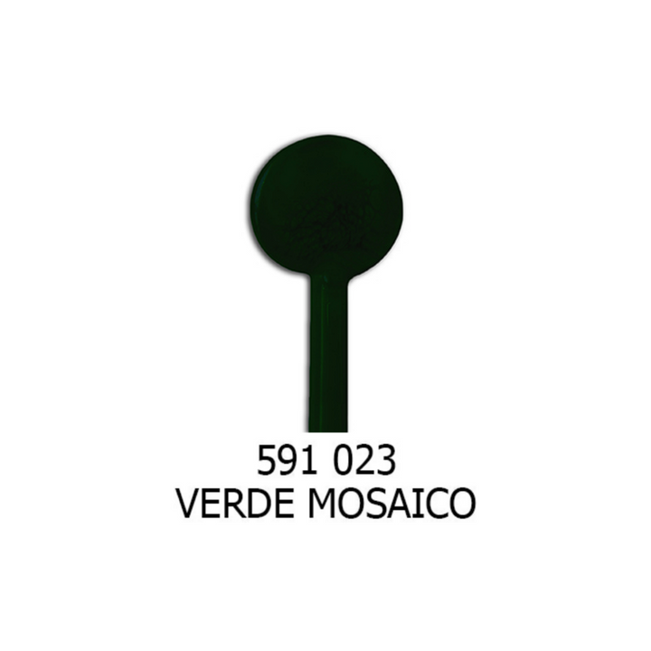 Moretti Mosaic Green Effetre Glass Rod (5-6mm)