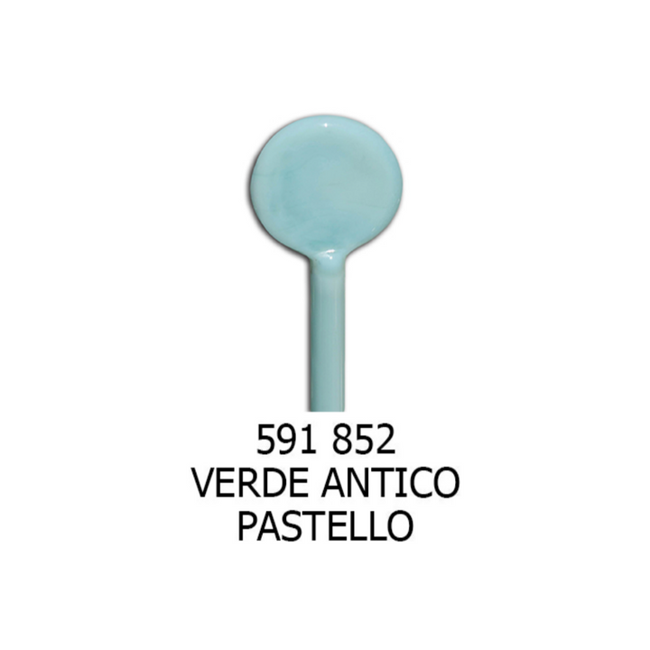 Moretti Antique Pastel Green Effetre Glass Rods (5-6mm)