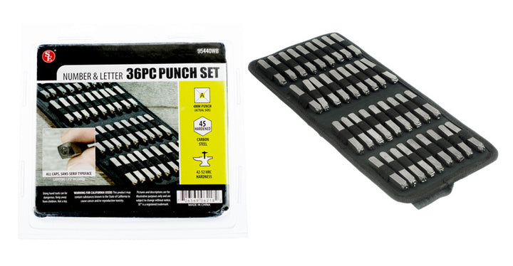 36 pc 5mm Number &amp; Letter Set