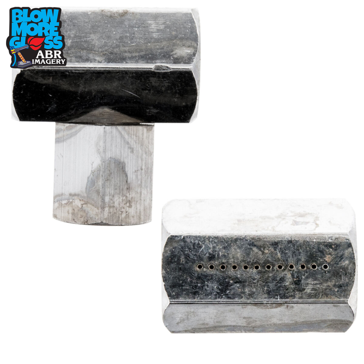 Blow More Glass Tools - 1" Single-Row Ribbon Burner Tip
