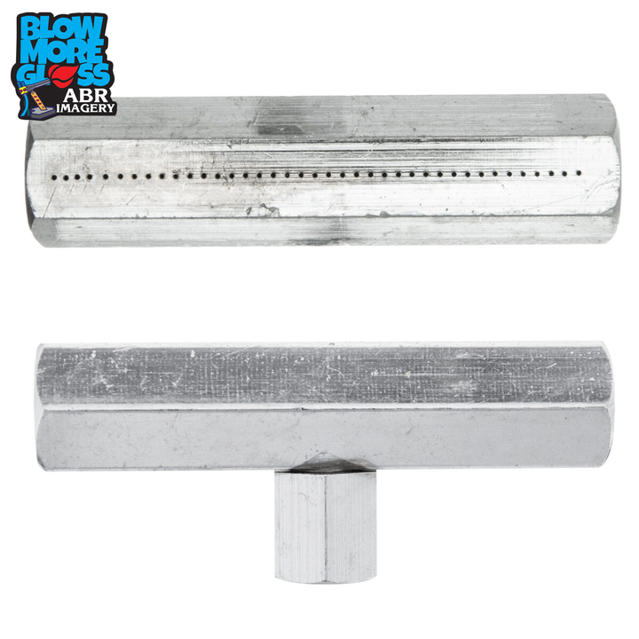 Blow More Glass Tools - 3" Single-Row Ribbon Burner Tip