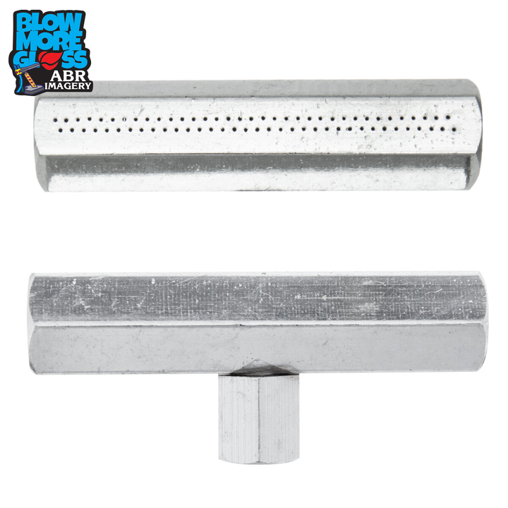 Blow More Glass Tools - 3" Double-Row Ribbon Burner Tip