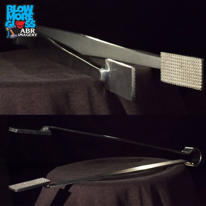 Blow More Glass Tools - Waffle Textured Masher (Rectangle)