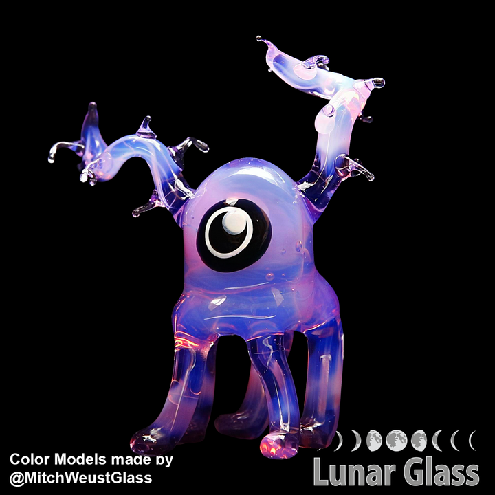 Lunar Glass Amethyst Opal