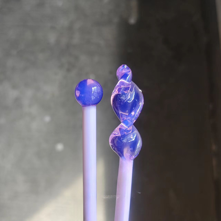 Lunar Glass Amethyst Opal