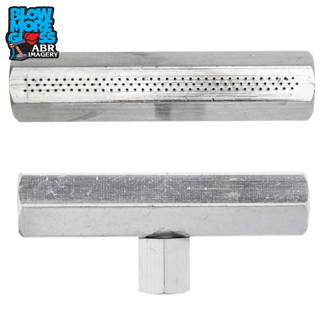 Blow More Glass Tools - 3" Triple-Row Ribbon Burner Tip