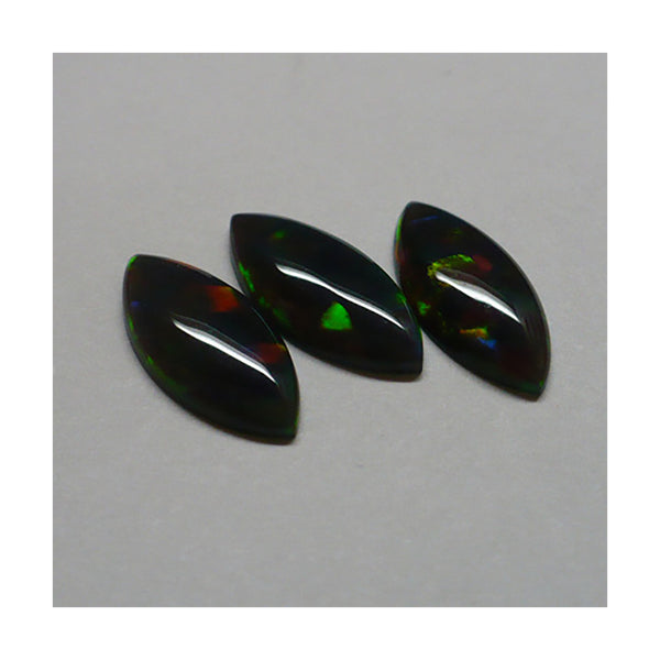 15 x 7mm Black Marquis Opal