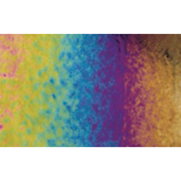 BLACK DBL RLD IRID RAINBOW 3MM OPAL