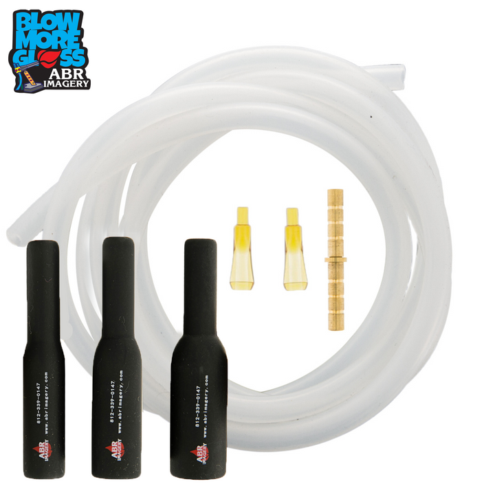Blow More Glass Tools - 1/4" Straight Double Swivel Kit