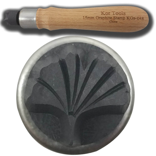 15mm Graphite Profile GINGKO  Stamp