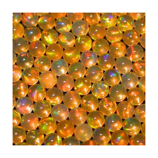 3mm Orange Sphere Opal