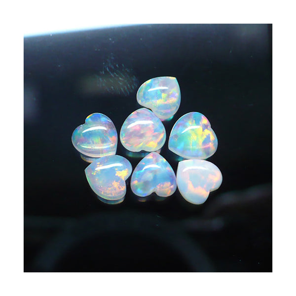 4.5mm White Heart Opal