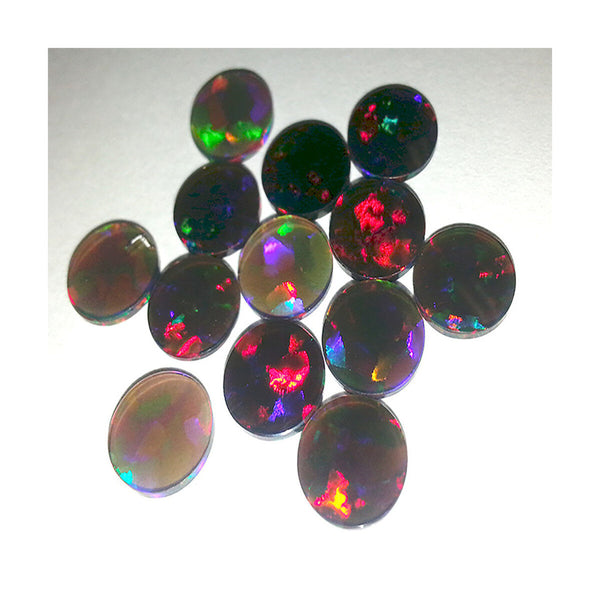 20mm Black Disc Opal