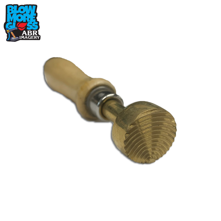 Blow More Glass Tools - Brass Waves Textured Stamp