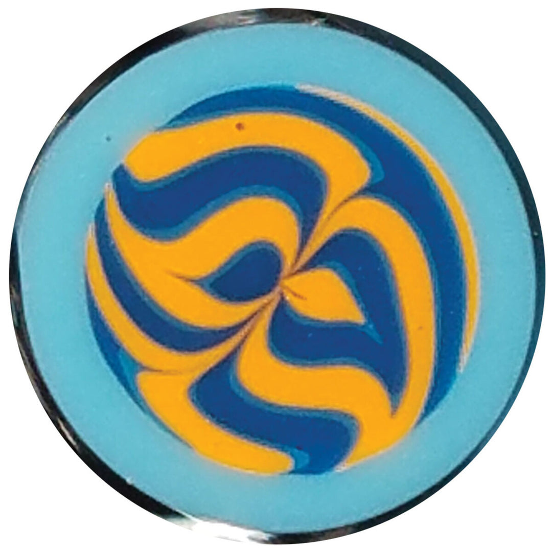 Aqua around blue &amp; yellow milli298
