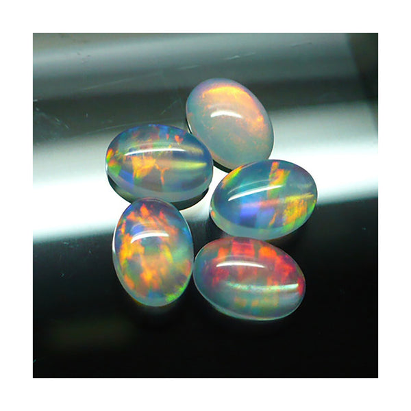 7 x 5mm White Oval Opal