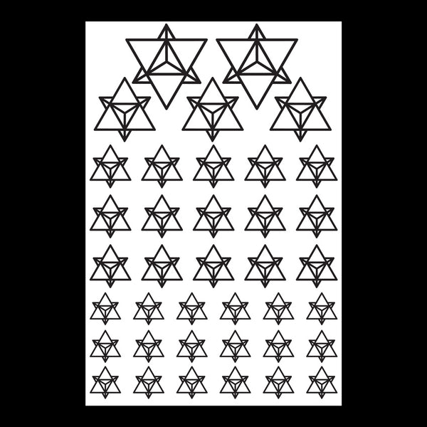 Merkaba Decals (Black)