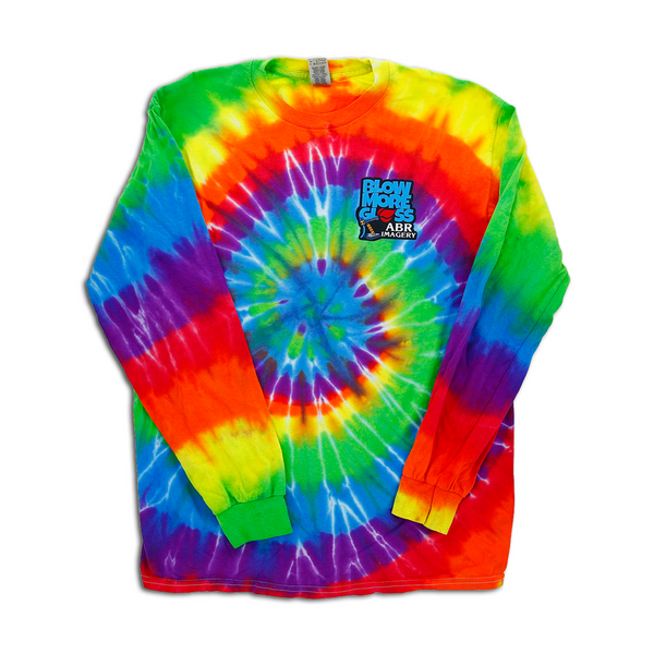 ABR 'Blow More Glass' Long Sleeve Tie-Dye Shirt 2025