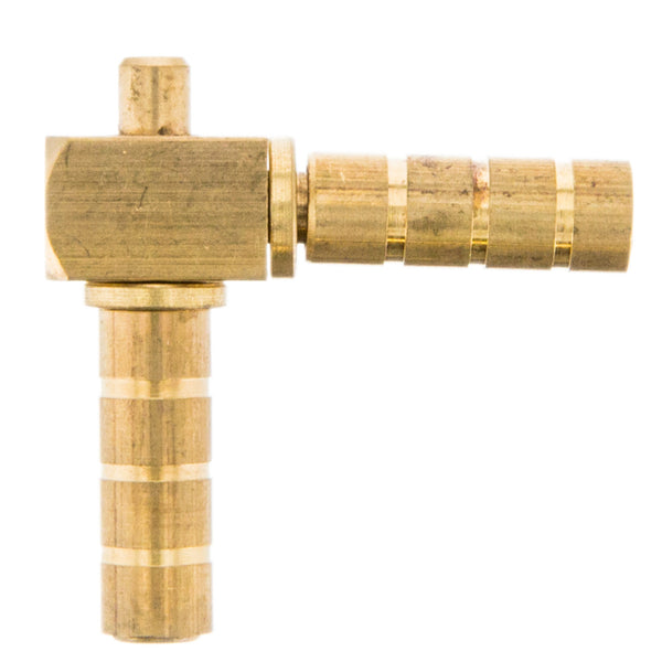 1/4" 90 Degree Brass Double Swivel