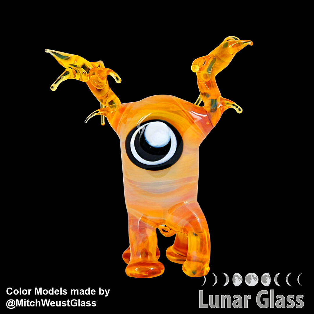 Lunar Glass Silver Lemon Opal