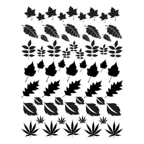 Leaves Blasting Stencils