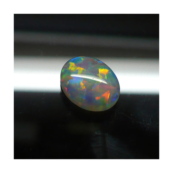 11 x 9mm White Oval Opal