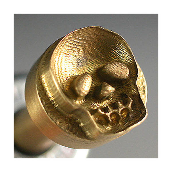 Brass Skull Textured Stamp