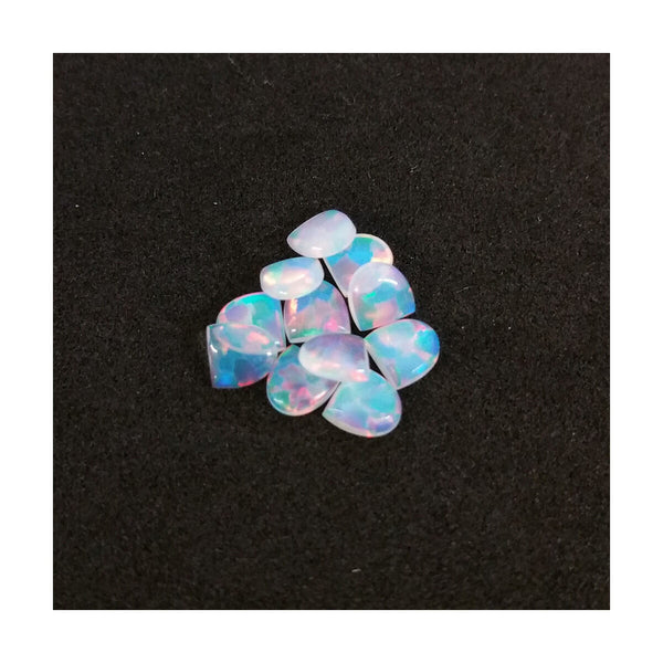 3.2mm White Tongue-Cut Opal