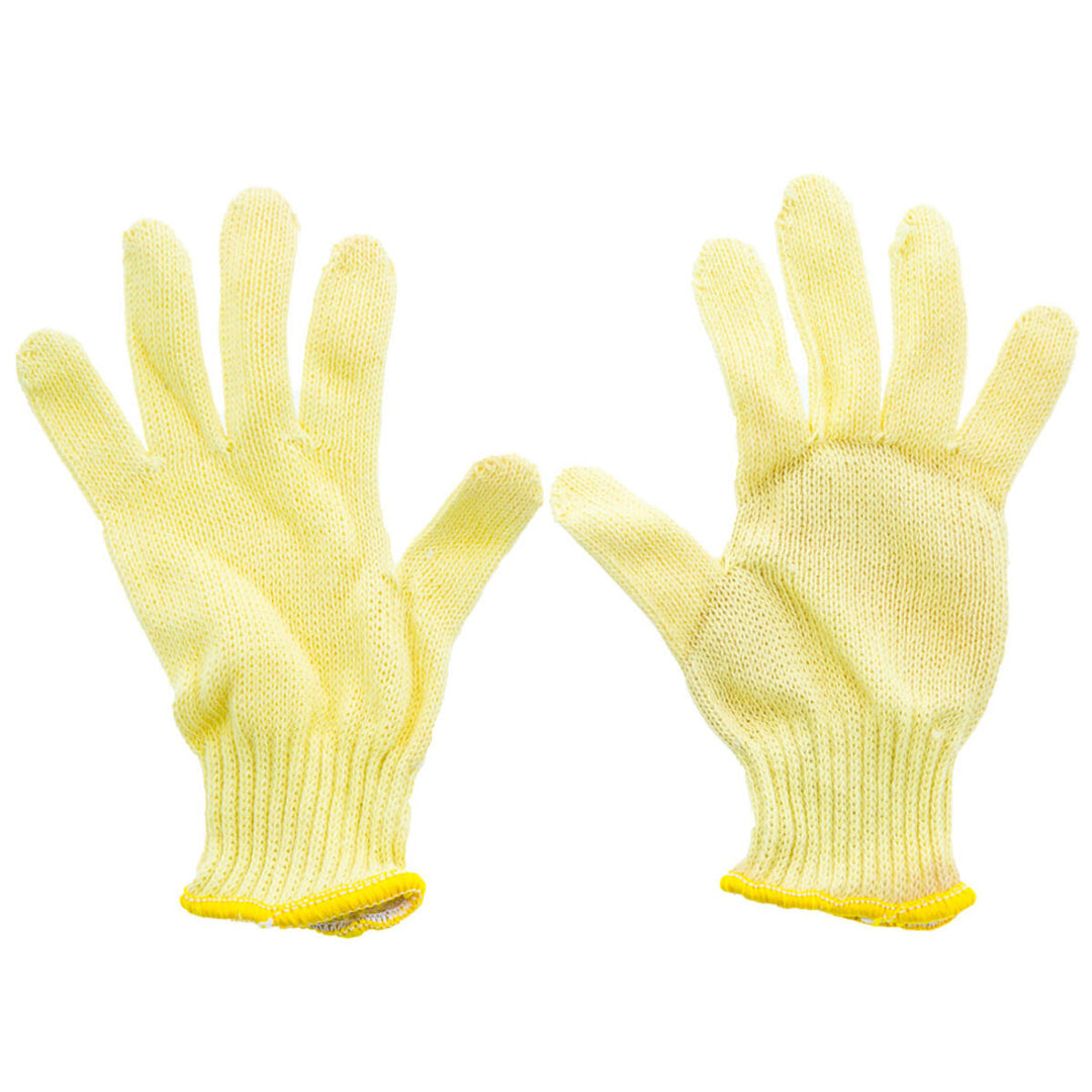 8" Small Yellow Kevlar Gloves (pr)