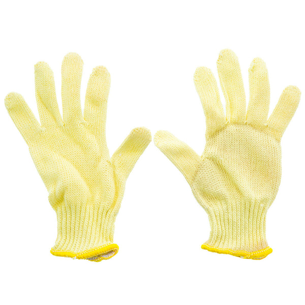 8" Small Yellow Kevlar Gloves