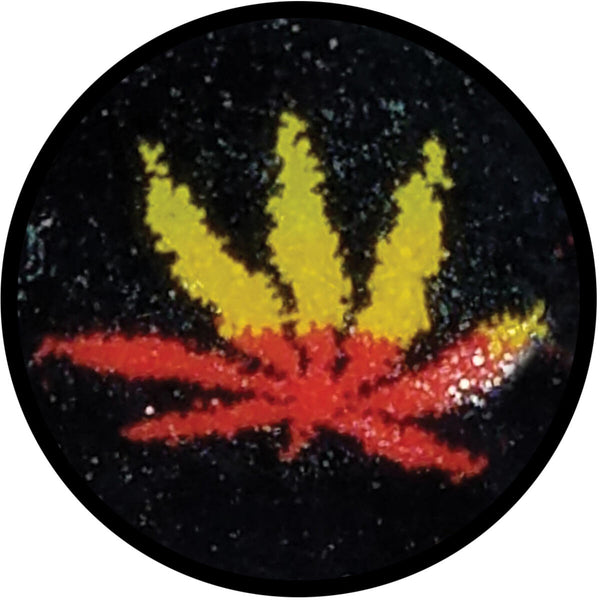 Rasta fade leaf milli