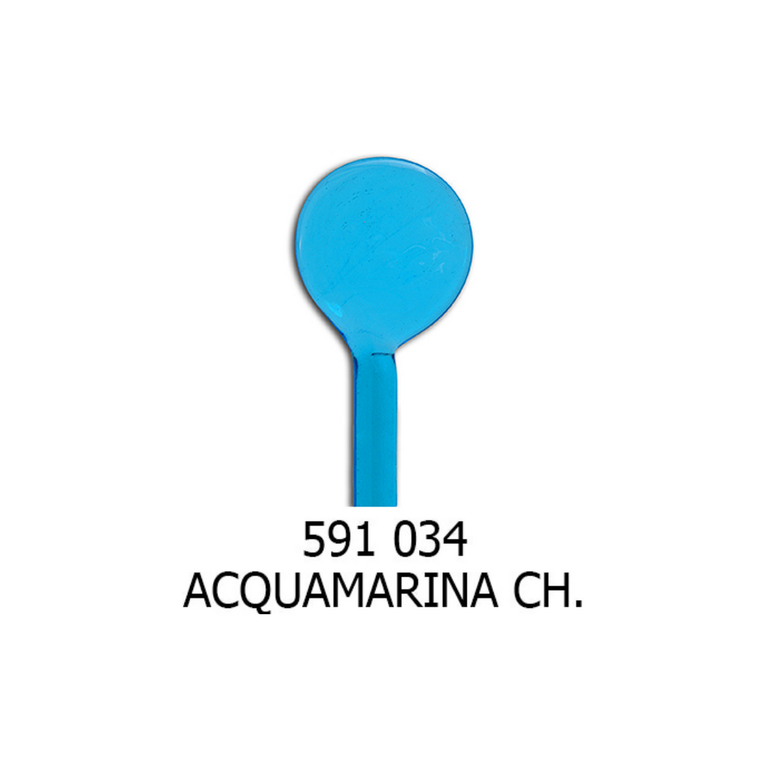 Moretti Aqua Light Transparent Effetre Glass Rod (5-6mm)
