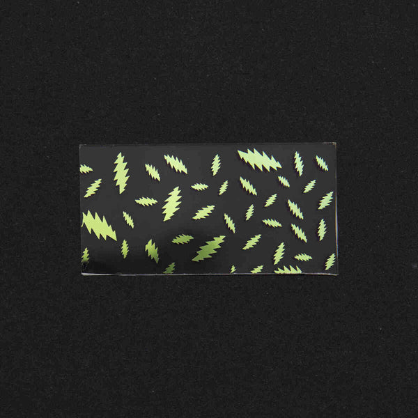 2" x 4" Gold Lightning Bolt Image