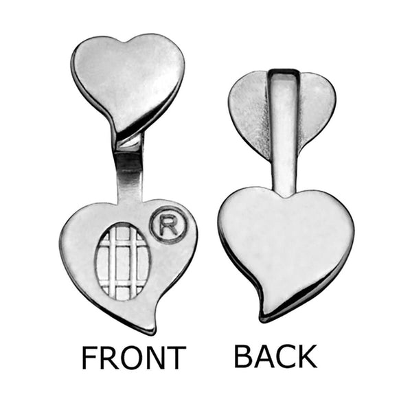 Med. Double Heart Silver Bail Pack