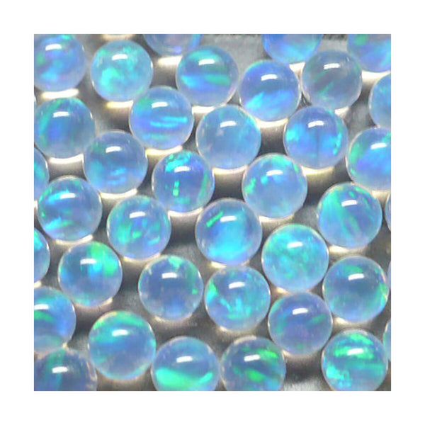 2.5mm White Sphere Opal