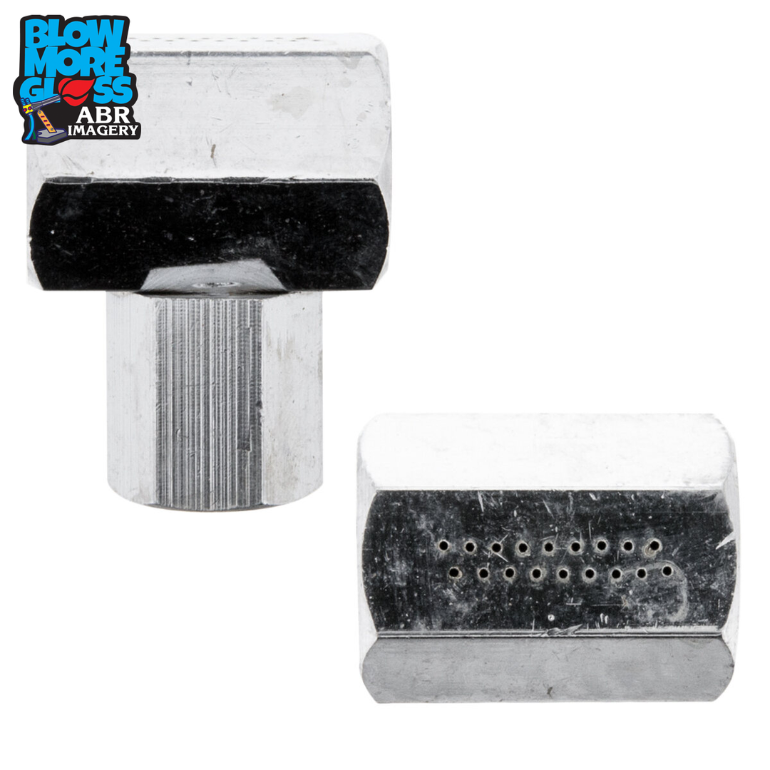 Blow More Glass Tools - 1" Double-Row Ribbon Burner Tip