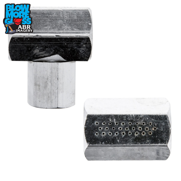 Blow More Glass Tools - 1" Triple-Row Ribbon Burner Tip