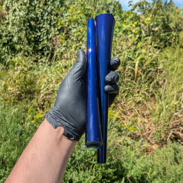 NS Electric Blue Velvet Cane (Odds) - Fire Sale