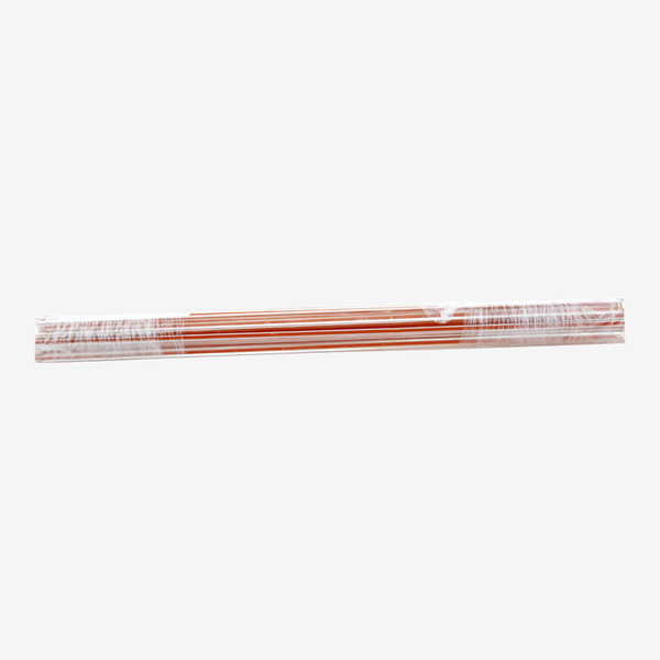 Moretti Clear with Red Lines Rod (single rod)-(104 COE) - Fire Sale