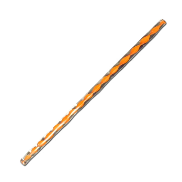 Encased Orange Twist Cane