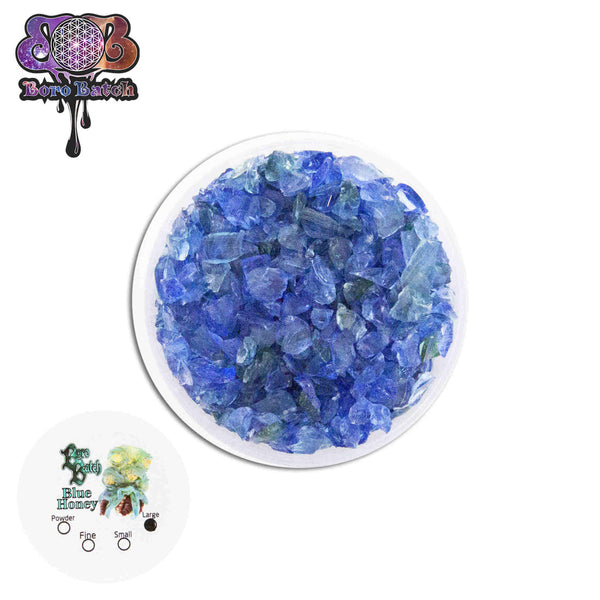 Boro Batch Blue Honey Frit (Large)
