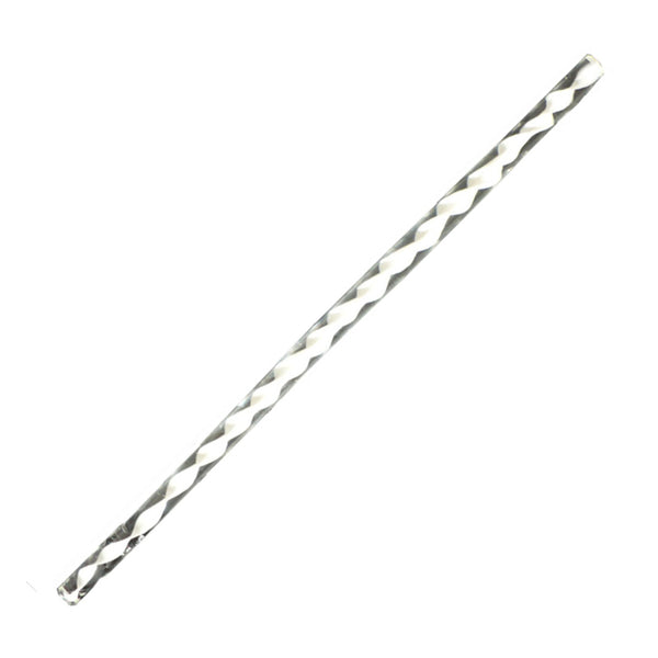 Encased White Twist Cane