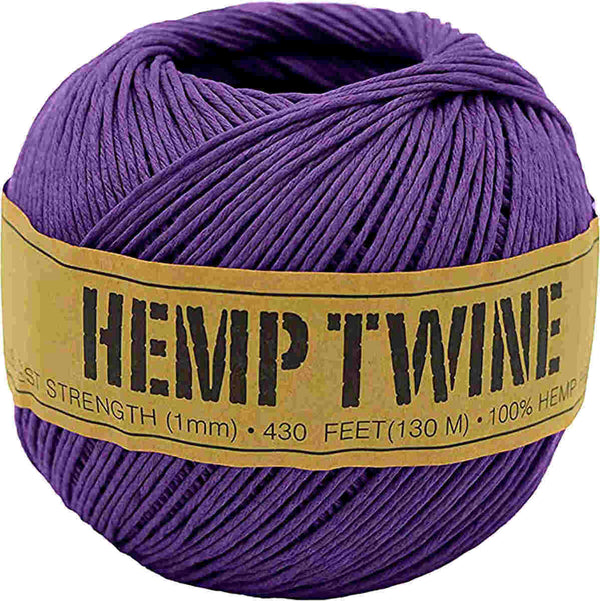 1mm Purple Hemp Twine