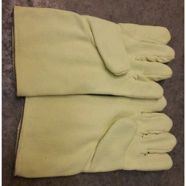 14" Yellow Kevlar Gloves (pr)