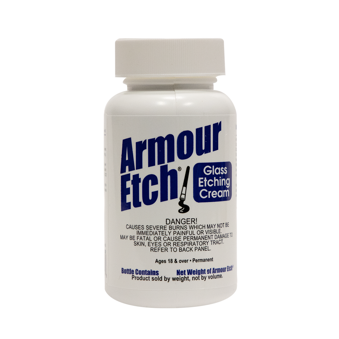 Armour Etch Glass Etching Cream - 10oz