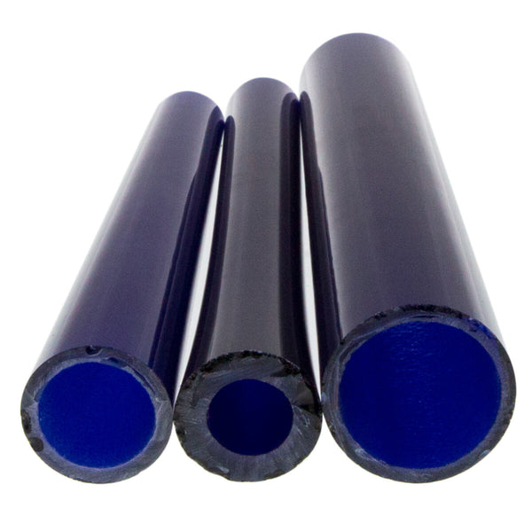Greasy Glass Deep Blue Satin Tube - Fire Sale