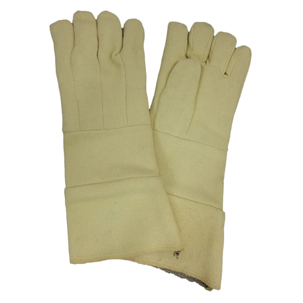 18" Yellow Kevlar Gloves (pr)